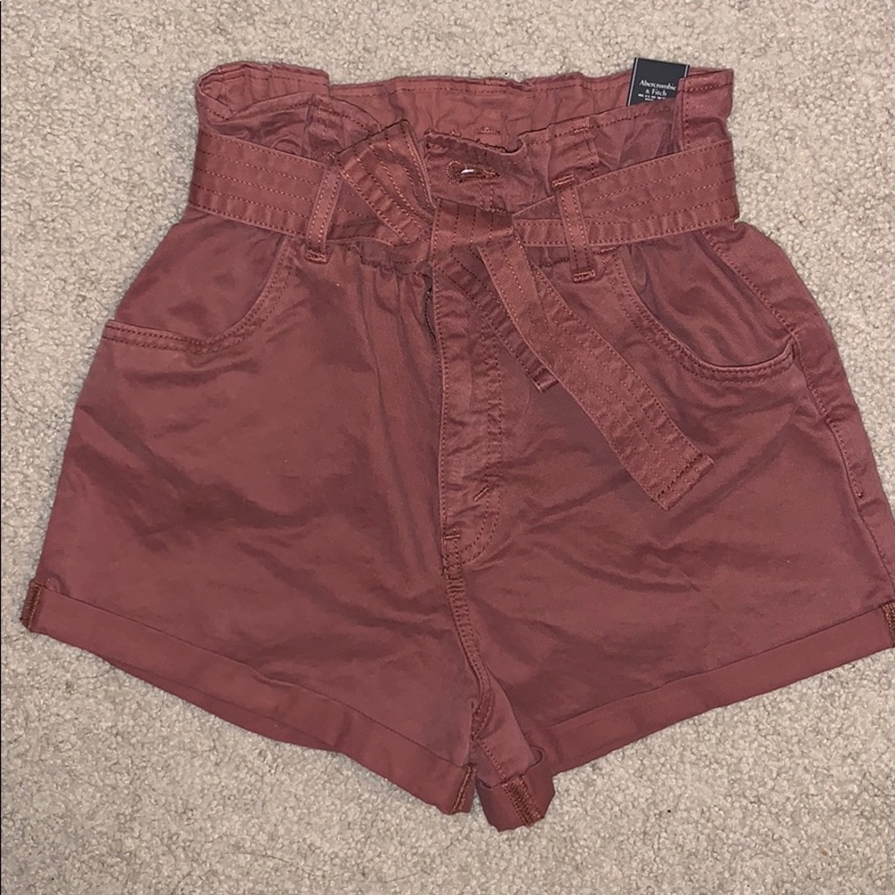 Super High Waisted Paperbag Shorts